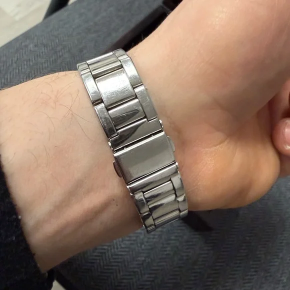 Simon Carter London Dual Time Rectangular Watch - Picture 3 of 3